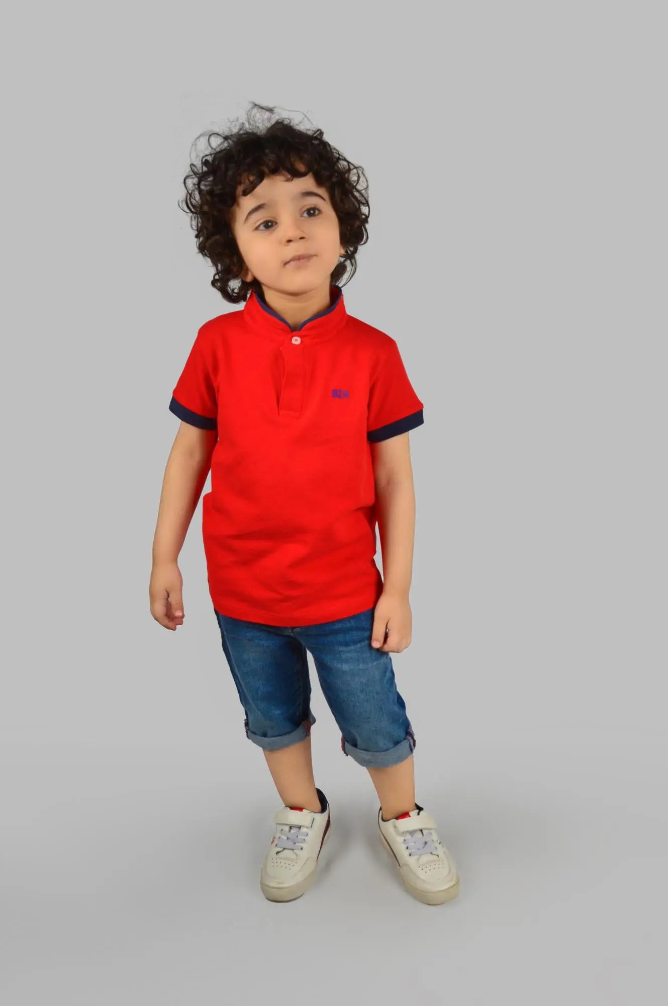 تي شيرت أحمر قطن للأطفال